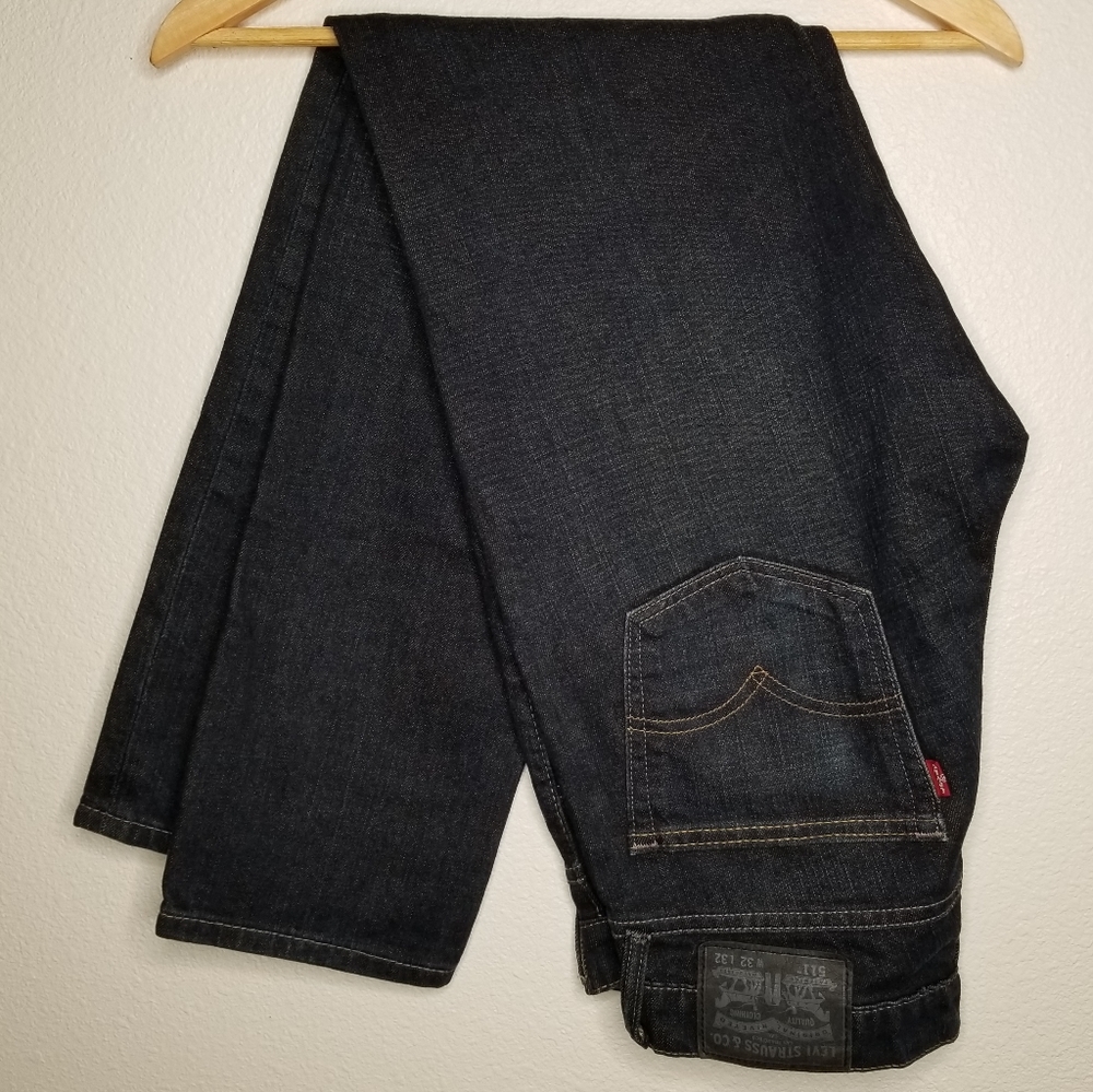 Levi's 511 32x32 stretch dark wash jeans
